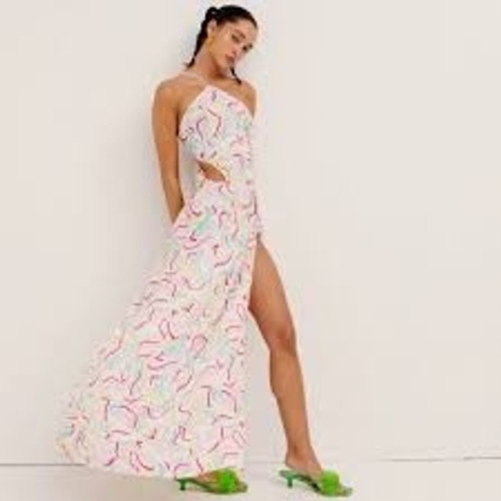 NWT For Love‎ & Lemons Palmer Maxi Dress Cutouts (MSRP: $349 ) Size Medium